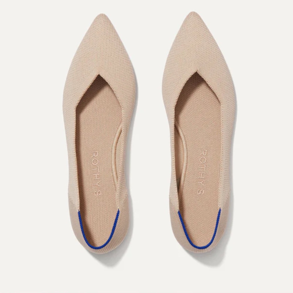 Wonen’s size 6.5 Rothy’s The Point Flats